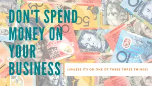 how to spend money in your business